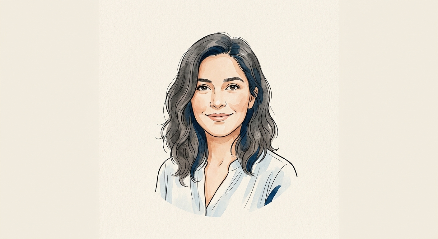 Daniela Temotzihui — caricatura ilustrada