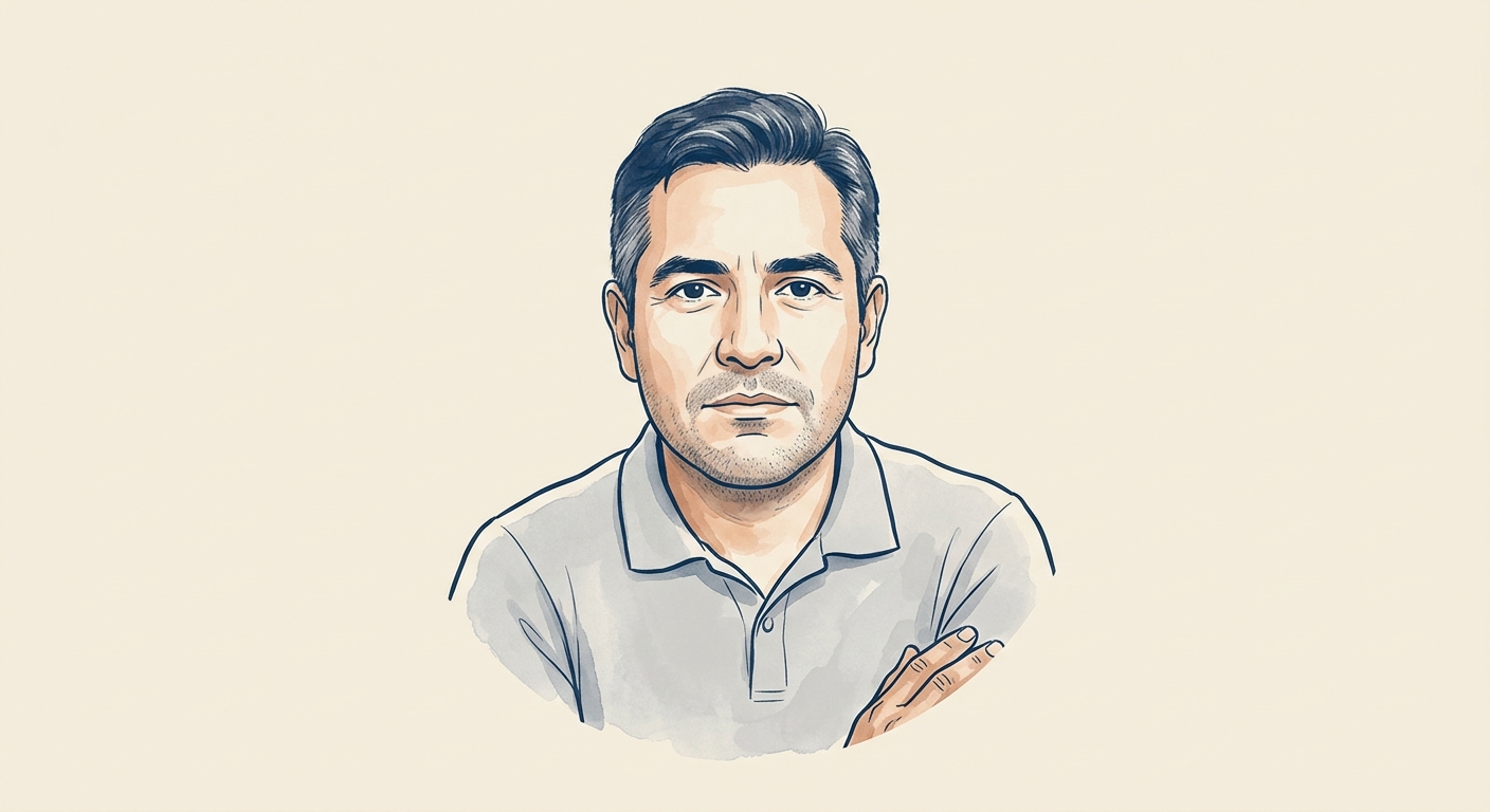 José Navarro — caricatura ilustrada